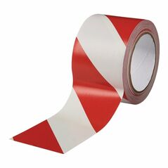 Bodenmarkierungsband Easy Tape PVC rot/weiß L.33m B.75mm Rl.ROCOL, image 