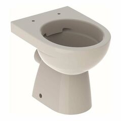 Geberit Stand-Tiefspül-WC RENOVA Abgang horizontal, teilgeschlossen, Rimfree weiß, image 