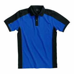 FHB KONRAD Polo-Shirt royalblau-schwarz Gr. XL, image 