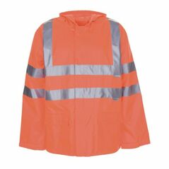 Planam Warnschutz-Regenjacke uni orange, image 