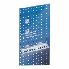 Lochplatte B450xL500mm enzianblau RASTERPLAN, image 