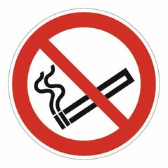 Verbotszeichen ASR A1.3/DIN EN ISO 7010 Rauchen verboten Ku., image 