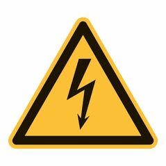 Warnzeichen Warnung vor elektrischer Spannung, Typ: 04200, image 