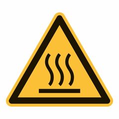 Warnzeichen Warnung vor heißer Oberfläche, Typ: 04200, image 