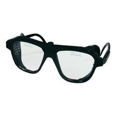 Schutzbrille klar Verbundglas splitterfrei schw. Glasgröße 62x52mm EN166, image 