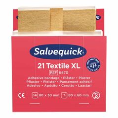 Pflasterstrips Salvequick Textilfplaster ext.gr.SALVEQUICK, image 