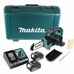 Makita DUC122RTE Akku-Kettensäge 18V + Zubehör + 2x Akku 5,0Ah + Ladegerät + Koffer, image 
