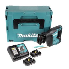 Makita DJR188RAJ Akku-Reciprosäge 18V Brushless 255mm + 2x Akku 2,0Ah + Ladegerät + Koffer, image 