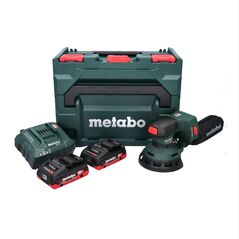 Metabo SXA 18 LTX 125 BL Akku Exzenterschleifer 18 V 125 mm Brushless + 2x Akku 4,0 Ah + Ladegerät + metaBOX, image 