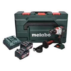 Metabo Akku-Schlagbohrschrauber 18V Brushless 130Nm + 2x Akku 4,0Ah + Ladegerät + Koffer, image 
