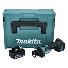 Makita DCO181F1J Akku-Rotationsschneider 18V Brushless 3,18 mm + 1x Akku 3,0Ah + Koffer - ohne Ladegerät, image 