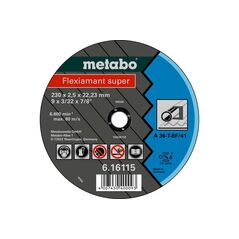 METABO Flexiamant super 115x2,0x22,23 Stahl, Trennscheibe, gekröpfte Ausführung (616100000), image 