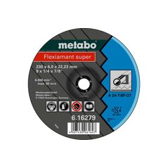 METABO Flexiamant super 115x6,0x22,23 Stahl, Schruppscheibe, gekröpfte Ausführung (616275000), image 