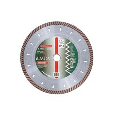METABO Diamant-Trennscheibe, 125 x 2,2 x 22,23 mm, "professional", "UP-T", Turbo, Universal (628125000), image 