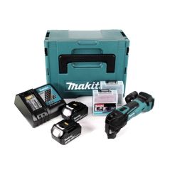 Makita DTM51RFJX2 Akku-Multifunktionswerkzeug 18V + 2x Akku 3,0Ah + Ladegerät + Koffer, image 