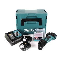 Makita DTM51RTJX2 Akku-Multifunktionswerkzeug 18V + 2x Akku 5,0Ah + Ladegerät + Koffer, image 