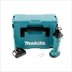 Makita DCO180Y1J Akku-Rotationsschneider 18V 3,18 mm + 1x Akku 1,5Ah + Koffer - ohne Ladegerät, image 