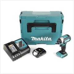 Makita DTD153Y1J-D Akku-Schlagschrauber 18V Brushless 1/4" 170Nm + 1x Akku 1,5Ah + Ladegerät + Koffer, image 