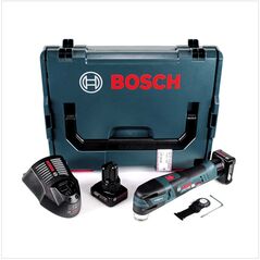 Bosch GOP 12V-28 Akku Multi-Cutter 12V brushless + 2x Akku 6,0Ah + Ladegerät + Starlock Tauchsägeblatt + L-Boxx, image 