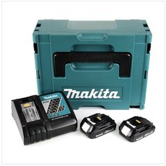 Makita Power Source Kit 18V mit 2x BL1815N Akku 1,5Ah + DC18RC Ladegerät + Makpac, image 