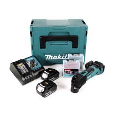 Makita DTM51RMJX2 Akku-Multifunktionswerkzeug 18V + 2x Akku 4,0Ah + Ladegerät + Koffer, image 