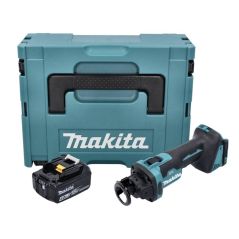 Makita DCO181M1J Akku-Rotationsschneider 18V Brushless 3,18 mm + 1x Akku 4,0Ah + Koffer - ohne Ladegerät, image 