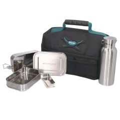Toolbrothers Lunchpaket mit Makita Isoliertasche + Toolbrothers Fan Edelstahl Brotdose 1340 ml + Edelstahl Trinkflasche 500 ml, image 