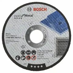 Bosch Trennscheibe gerade Expert for Metal A 30 S BF, 115 mm, 2,5 mm (2 608 600 318), image 