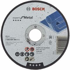 Bosch Trennscheibe gerade Expert for Metal A 30 S BF, 125 mm, 2,5 mm (2 608 600 394), image 
