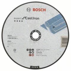 Bosch Trennscheibe gerade Expert for Cast Iron AS 24 R BF, 230 mm x 3 mm (2 608 600 546), image 