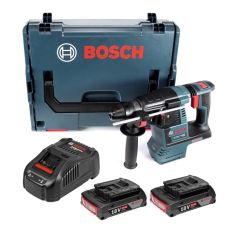 Bosch GBH 18V-26 Akku Bohrhammer 18V 2,6J brushless SDS plus + 2x Akku 2,0Ah + Ladegerät + L-Boxx, image 