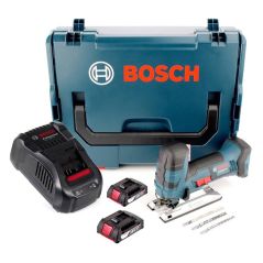 Bosch GST 18 V-LI S Professional Akku-Stichsäge 18V 120mm + 2x Akku 2,0Ah + Ladegerät + Koffer, image 