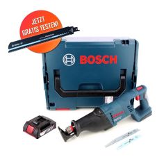 Gratis Bosch Carbide Säbelsägeblatt Bosch GSA 18 V-LI Akku Säbelsäge 18 V + 1x Akku 2,0 Ah + L-Boxx - ohne Ladegerät, image 
