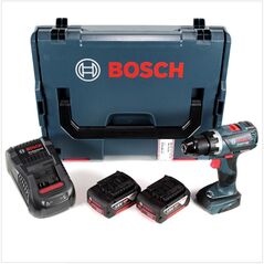 Bosch GSR 18 V-60 C Professional Brushless Li-Ion Akku Bohrschrauber in L-Boxx mit 2x GBA 5,0 Ah Akku und GAL 1880 CV Ladegerät ( 06019G1100 ), image 