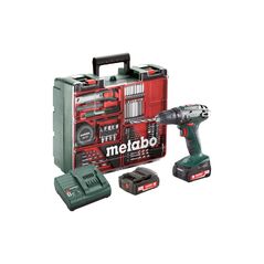 Metabo Akku-Bohrschrauber BS 14.4 Set (602206880) Mobile Werkstatt; Kunststoffkoffer; 14.4V 2x2Ah Li-Power + SC 30, image 