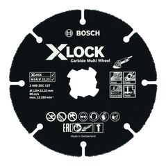 Bosch Professional Trennscheibe Carbide Multi Wheel X-LOCK, Durchmesser 125 mm, Bohrung, image 