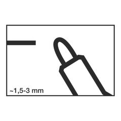 Edding Boardmarker 250 schwarz Rundspitze abwischbar Strichbreite ca.1,5-3mm, image 