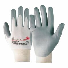 Handschuhe Camapur Comfort 619 Gr.11 weiß/grau Polyamid mitPUR EN 388 Kat.II, image 