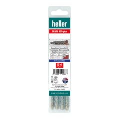 Heller Tools Trijet Ultimate SDS-plus Hammerbohrer, Durchmesser 6 x 100/160 mm, 10 + 1 Stück!, image 