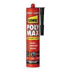 1K-Hybrid-Polymer POLY MAX EXPRESS 425 g cartridge schwarz 425 g Kartusche UHU, image 