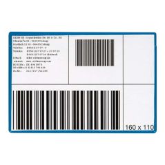 Etikettentasche B160xH110mm magn.10St./Pack EICHNER, image 