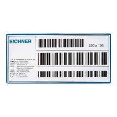 Etikettentasche B220xH105mm magn.10St./Pack EICHNER, image 