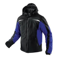 Kübler Wetter-Dress Winter Softshell Jacke 1041 schwarz/kornblumenblau Größe M, image 