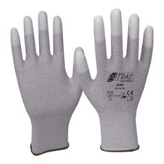Handschuhe Gr.10 grau/weiß EN 388,EN 16350 PSA II, image 
