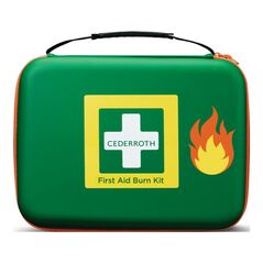 Erste-Hilfe-Tasche B305xH245xT86ca.mm grün z.Brandwundenversorgung CEDERROTH, image 