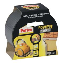 Gewebeband Power-Tape silber-grau L.10m B.48mm Rl.PATTEX, image 
