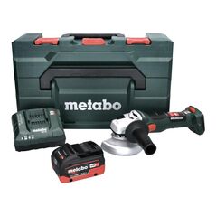 Metabo W 18 LT BL 11-125 Akku-Winkelschleifer 18V Brushless 125mm + 1x Akku 5,5Ah + Ladegerät + Koffer, image 