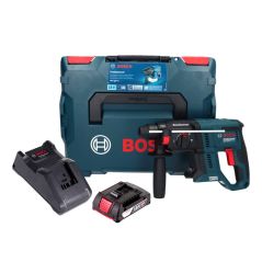 Bosch GBH 18V-21 Professional Akku Bohrhammer 18 V 2,0 J Brushless + 1x Akku 2,0 Ah + Ladegerät + L-BOXX, image 