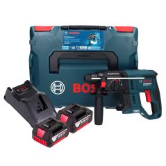 Bosch GBH 18V-21 Professional Akku Bohrhammer 18 V 2,0 J Brushless + 2x Akku 5,0 Ah + Ladegerät + L-BOXX, image 