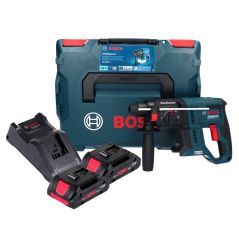 Bosch GBH 18V-21 Professional Akku-Bohrhammer 18V Brushless 2J SDS-Plus + Tiefenanschlag + 2x Akku 4,0Ah + Ladegerät + Koffer, image 